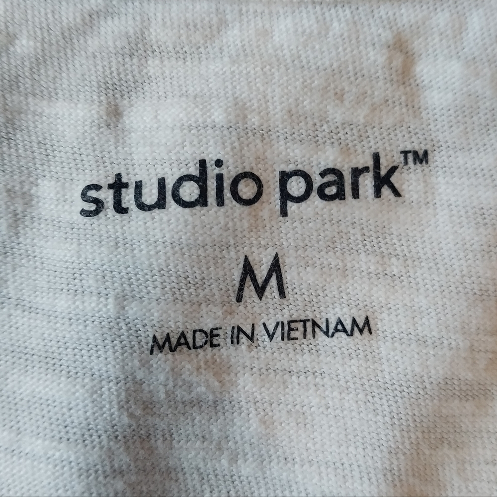 Studio Park 3/4 Sleeve Slub Knit Top M - Picture 4 of 5